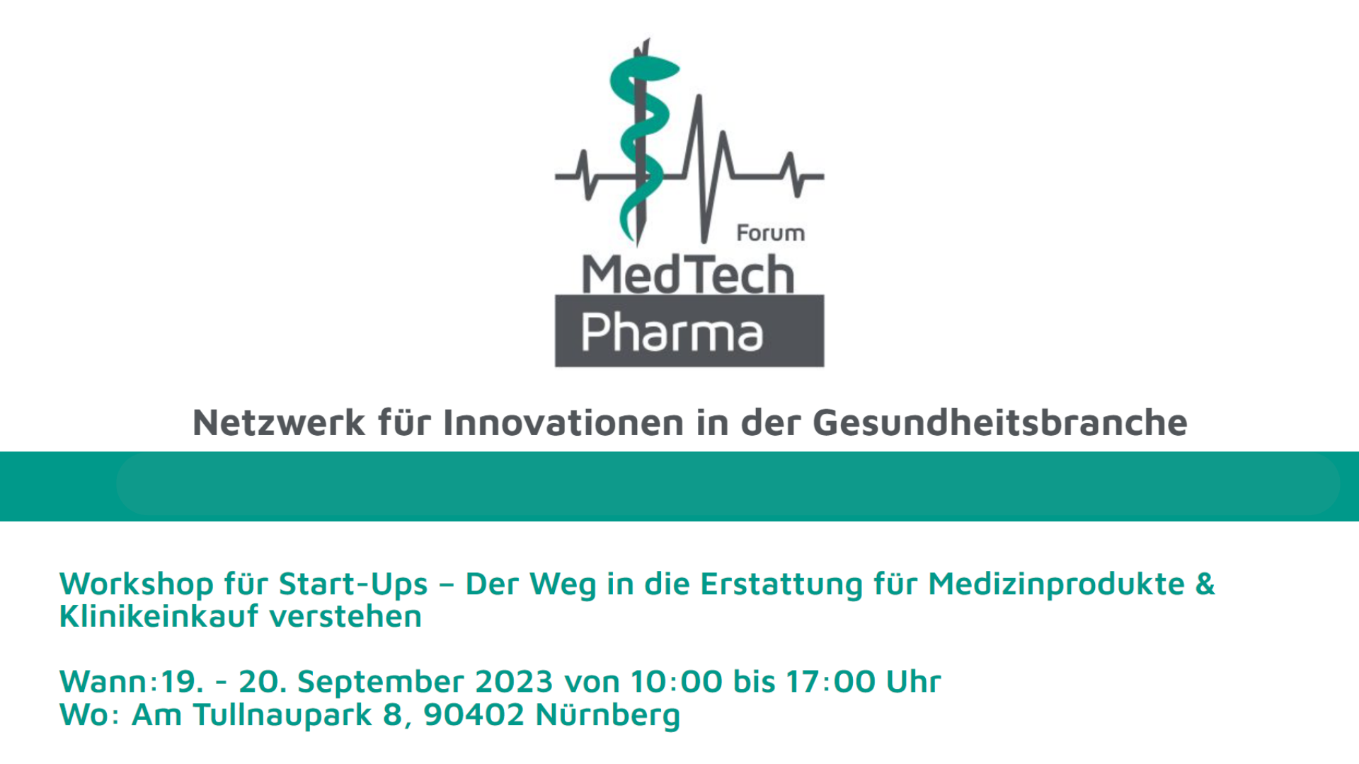 Workshop für Start-Ups – Der Weg in die Erstattung für Medizinprodukte & Klinikeinkauf verstehen