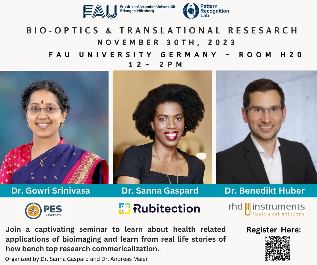 FAU Seminar: Bio-Optics & Translational Research